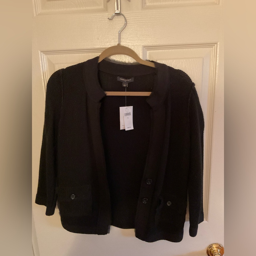 Banana Republic Black Knit Sweater